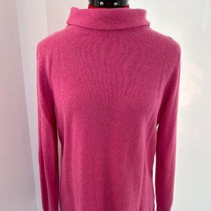 Talbots Petites Pink Cashmere Sweater Size LP